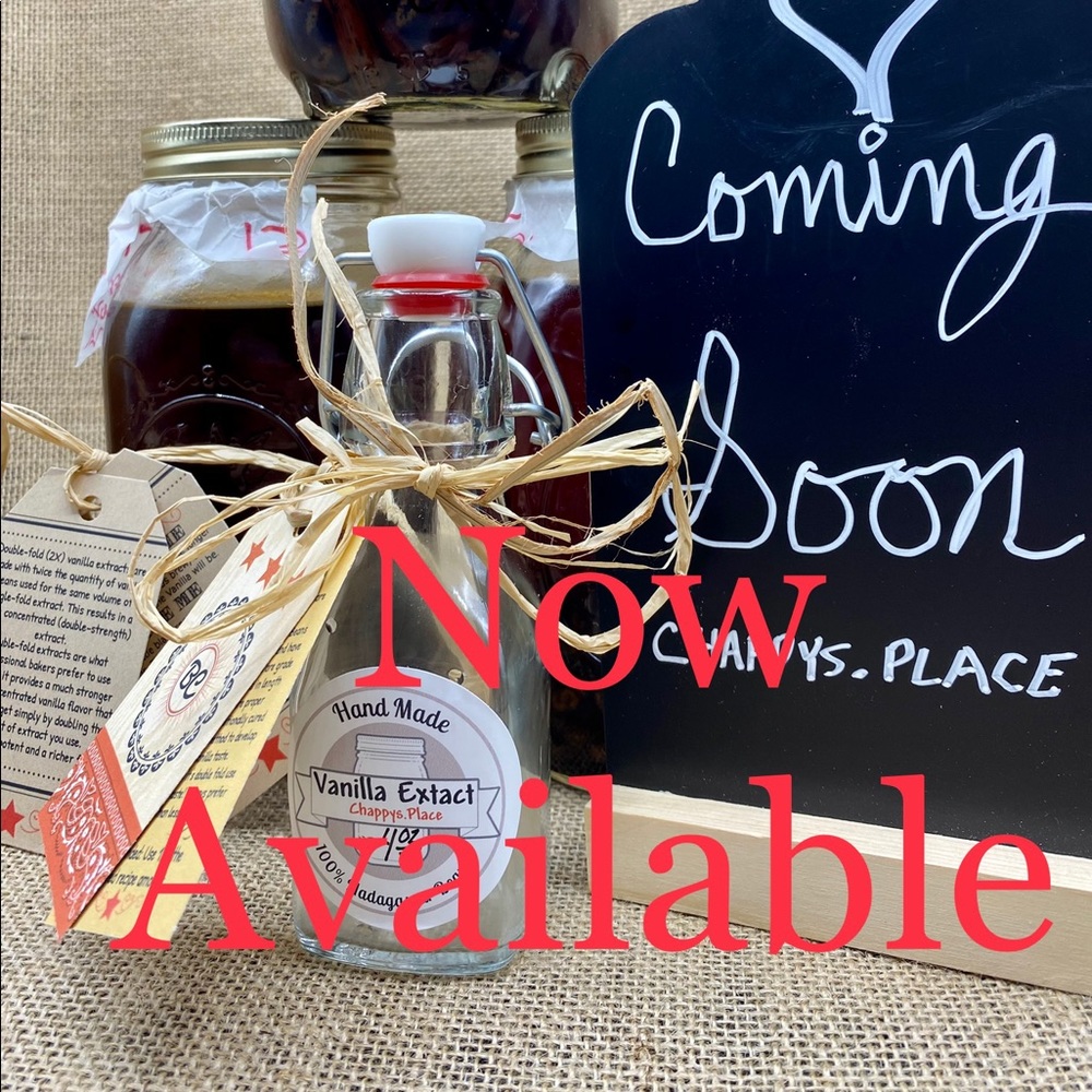 Gourmet Double Fold Vanilla Extract 4 oz Vodka